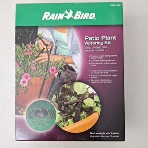 Rain Bird Hose End Drip Irrigation Spot Watering Plant Kit Outdoor Plants 40 Pcs